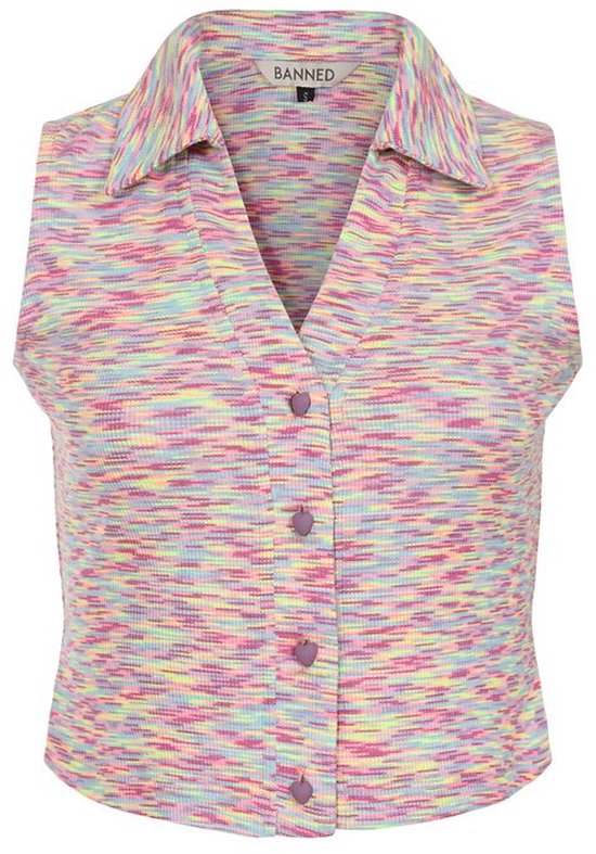 Banned Roxy Dames Top - meerkleurig - M