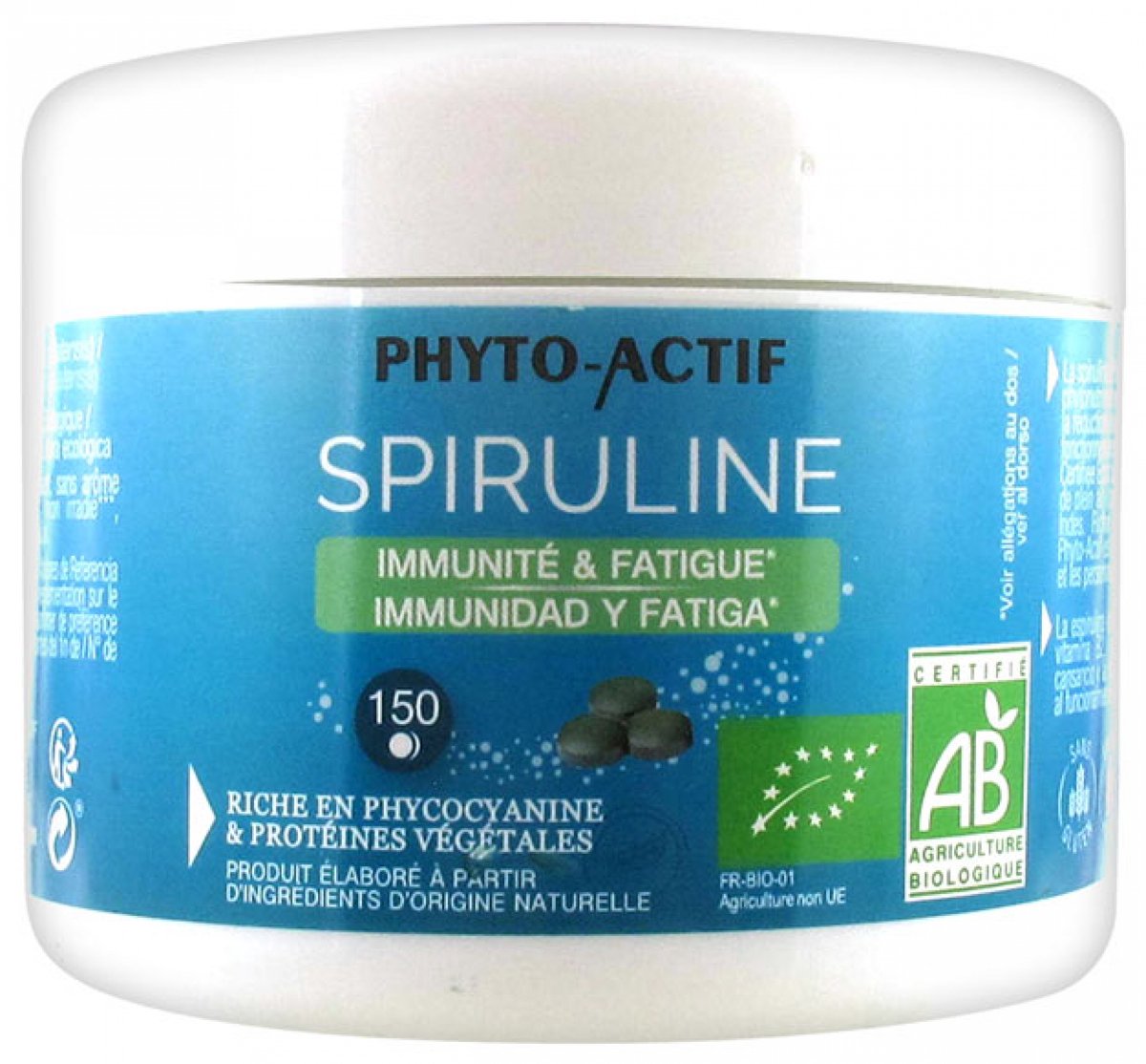 Laboratoire Phyto-Actif Spirulina 150 Tabletten