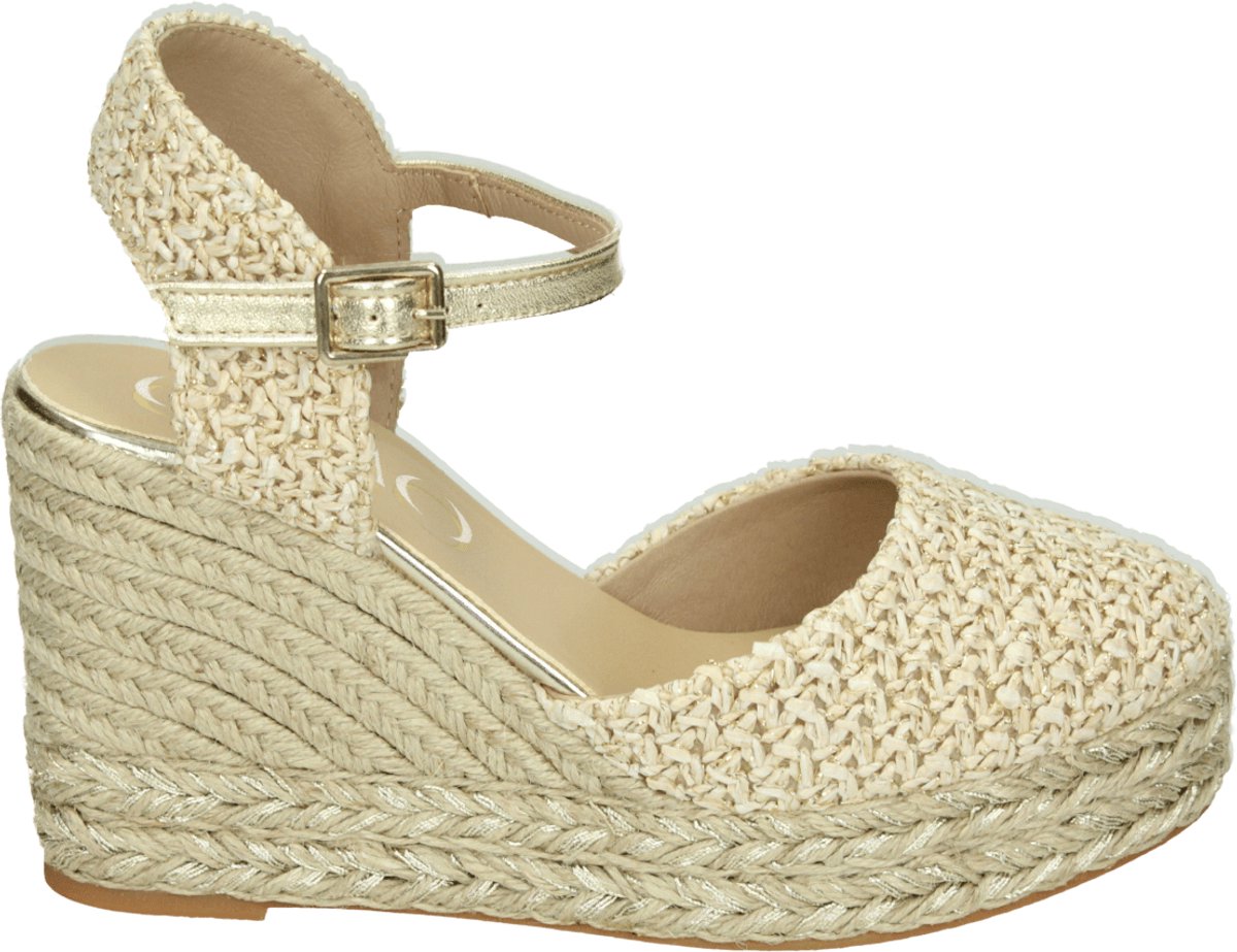 Gaimo - TIRI - Sandalen met hak - Kleur: Wit/beige - Maat: 40