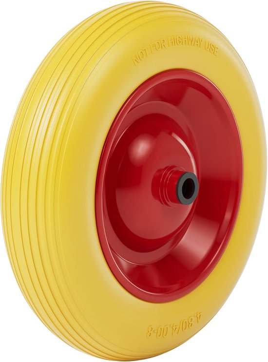OOVOOV Roue gonflable 4.10/3.50-4 (x2) Alésage 16 - Pour diable