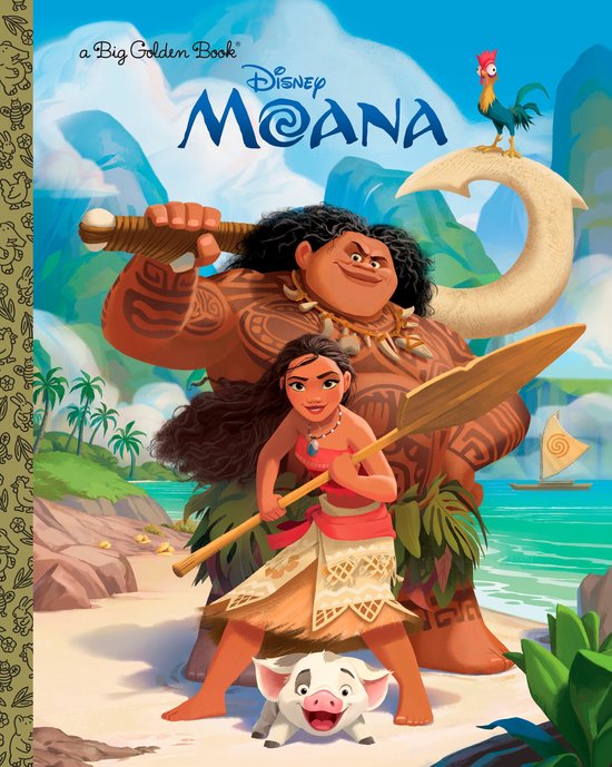 ISBN Moana Big Golden Book (Disney Moana), Anglais, Couverture rigide, 48 pages