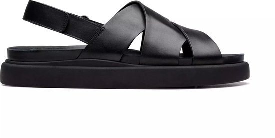 Dames Arwell Sun Crème Leren Platte Sandalen