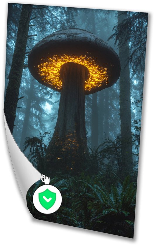CREATCABIN Paddestoel Kikker Metalen Tin Bord Poster Vintage Retro Muurkunst Decor IJzer Hangend Schilderen Plaat voor Huis Keuken Badkamer Woonkamer Geschenken Decoraties 20 x 30 cm