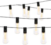 Grundig Solar Lichtsnoer - LED Tuinverlichting - Solar Lamp 3,35 Meter - Weerbestendige Tuinverlichting Zonneenergie