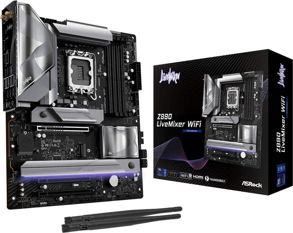 ASRock Asro Z890 LiveMixer WiFi moederbord