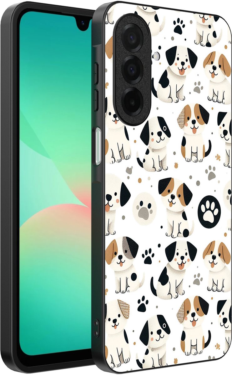 Smartphonica Telefoonhoesje Geschikt voor Samsung Galaxy A26 met honden opdruk - TPU backcover case dog design geschikt voor Samsung Galaxy A26