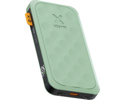 Xtorm Fuel Series 5 20W Powerbank 10.000 mAh - 2 x USB-C / 1 x USB-A - GRS Materiaal - Airport Proof - Groen Xtorm Fuel Series 5 20W Powerbank 10.000 mAh - 2 x USB-C / 1 x USB-A - GRS Materiaal - Airport Proof - Groen