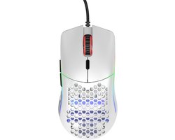 Glorious PC Gaming Race Model O (regular) - Muis voor gaming - Optisch - 6 knoppen - 12 000 dpi - Mat wit