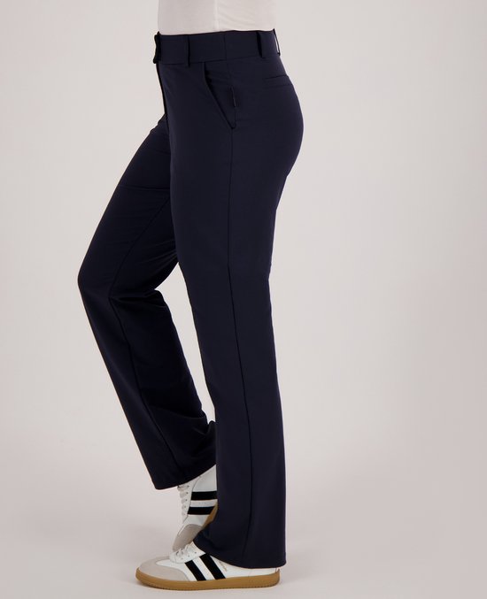Je m'appelle Travelstof At Work Broek Straight fit Met stretch - Blauw - Maat S