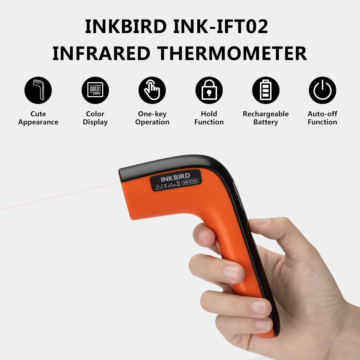 INKBIRD digitale infrarood thermometer