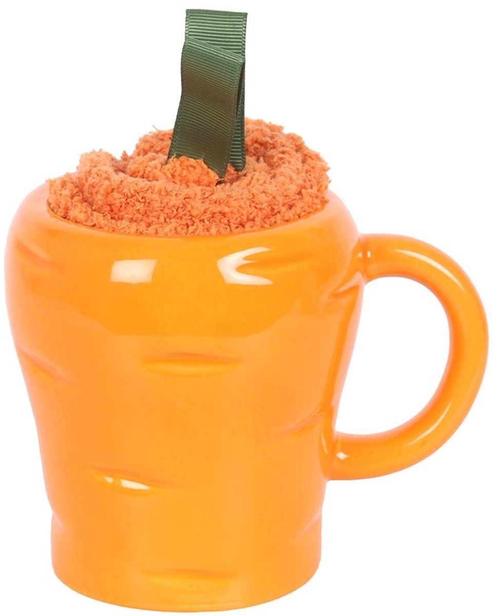 Something Different - Carrot Shaped Beker & Sokken Set - Multicolours
