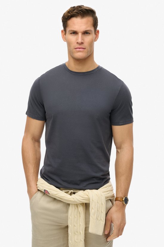 T-shirt Superdry Classic Essential Tee M1012140a Bleu marine délavé Eclipse Homme Taille M
