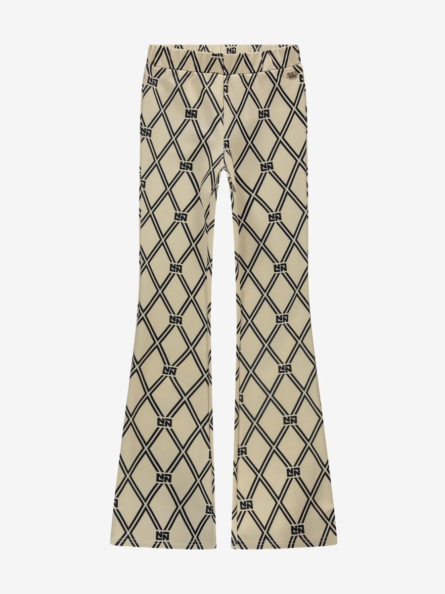 Nik&Nik zomer flair broek meisjes - taupe - Kenza