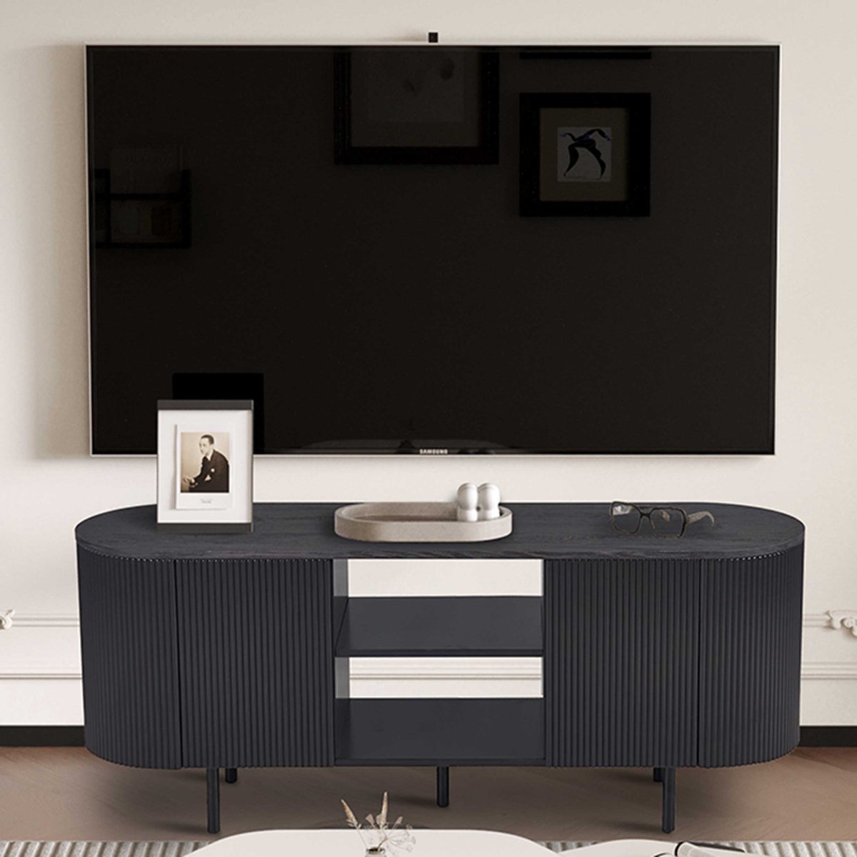 TV meubel 'Lagos' 140 cm Decor Donkerbruin