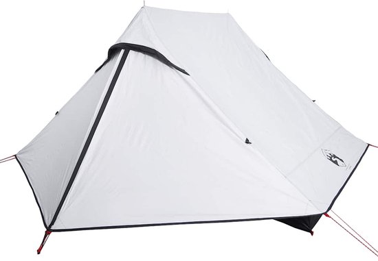 vidaXL - Tent - 2-persoons - waterdicht - verduisterend - stof - wit van Vidaxl — afbeelding 3