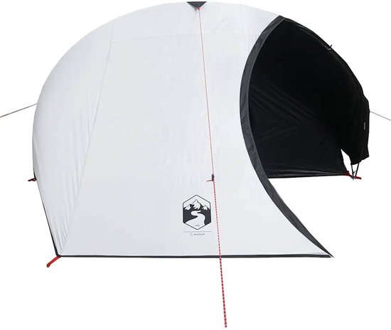 vidaXL Koepeltent 4-persoons - Waterdicht - Wit Kampeerten - Tent - Koepeltent - Campingtent - Vier Persoons Tent van Vidaxl — afbeelding 3