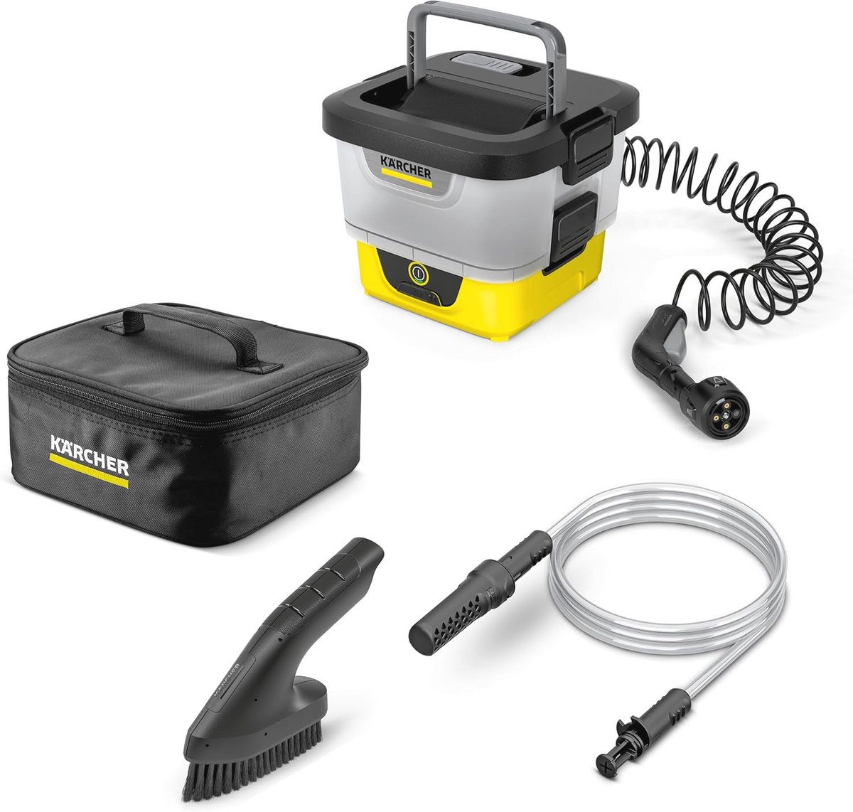 Mobiele Outdoor Cleaner met Lithium-ion Accu en 8L Watertank