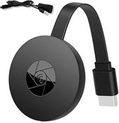 Digitale mediastreamer-dongle 1080p Full HD Zwart