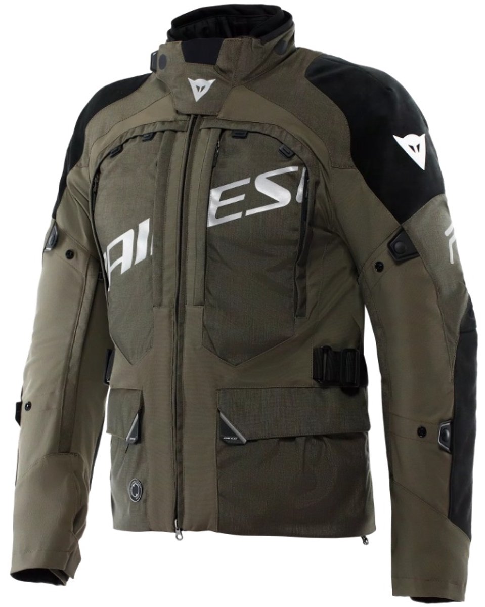 Dainese Springbok 3L Absøluteshell™ Olijfgroen Textiele Motorjas - Jas
