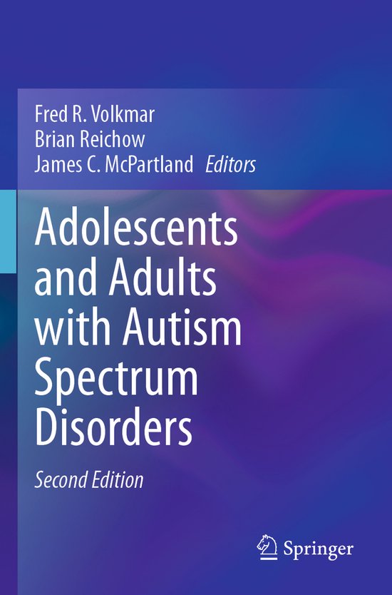 Adolescents and Adults with Autism Spectrum Disorders - cover