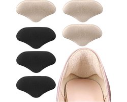 Protège-talons - 4 pièces - Coussinet talon - Supports d'arche - Semelle talon antidérapante - Contre les ampoules - Protège-talons - Coussinets talon pour chaussures