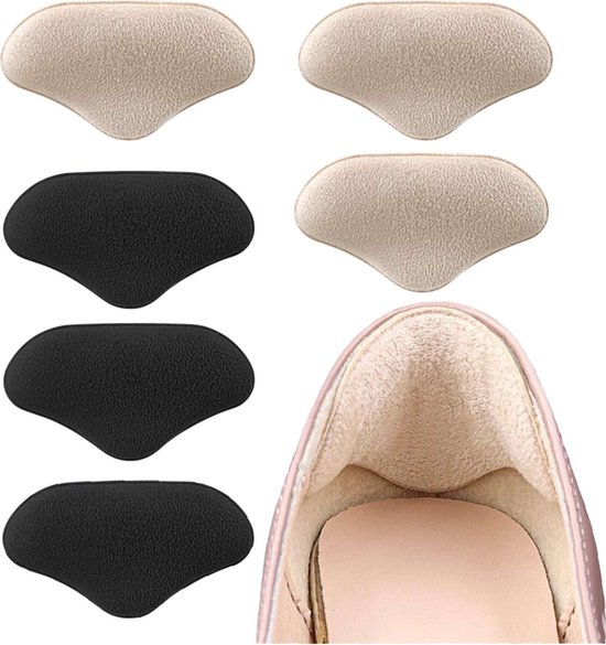 Protège-talons - 4 pièces - Coussinet talon - Supports d'arche - Semelle talon antidérapante - Contre les ampoules - Protège-talons - Coussinets talon pour chaussures