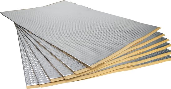 ETON NOISEKILL COMP 5: Zelfklevende Aluminium Butyl Isolatiematten High End Isolatiemateriaal Anti Dreun Geluidsisolatie Geluidsisolatie En Voor Auto S Ca 5 0 Mm 4 Stuks 500 X 2820120854 ETON NOISEKILL COMP 5: Zelfklevende Aluminium Butyl Isolatiematten High End Isolatiemateriaal Anti Dreun Geluidsisolatie Geluidsisolatie En Voor Auto S Ca 5 0 Mm 4 Stuks 500 X 2820120854