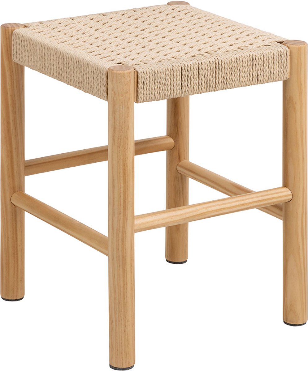 Krukje Alfie - 35x35x45 cm - massief dennenhout - Actona - Zitmeubelen - Bruin - Hout - Zitmeubelen -
