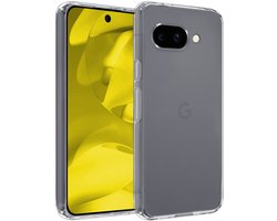 Hoesje - Geschikt voor Google Pixel 9a - Sterk & Shockproof - Hoes Cover - Siliconen Case - Telefoonhoesjes - Transparant