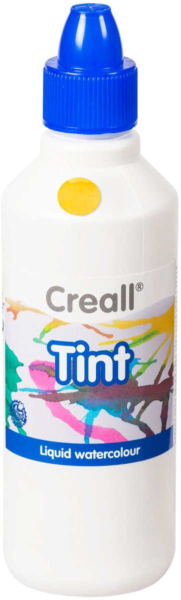 Creall waterverf donkergeel 500ml - kinderverf voor schilderen.
