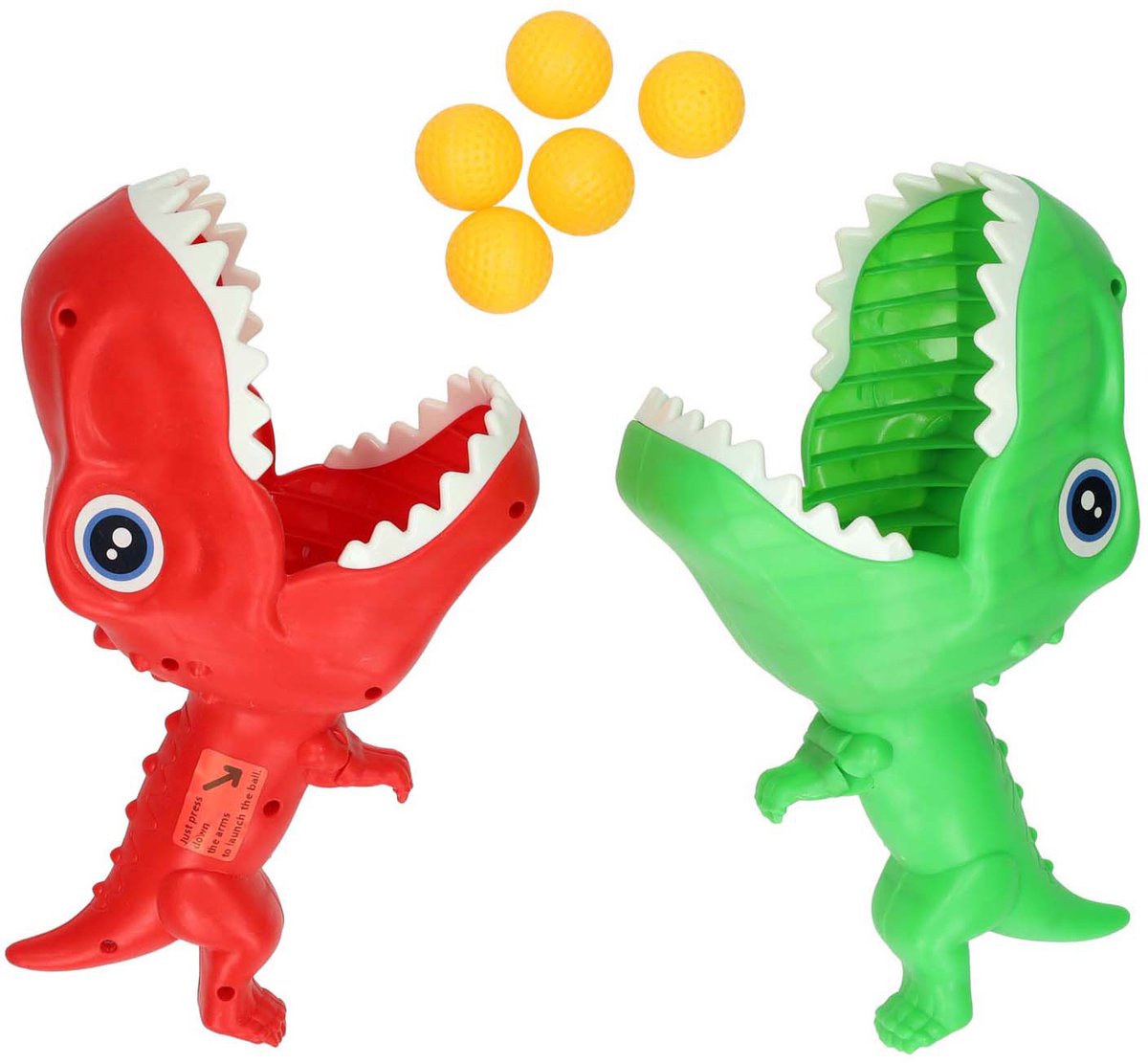 Vang- en werpspel dino speelgoed set voor kinderen, educatief.