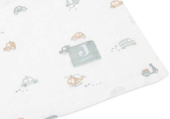 Jollein - Hydrofiele Doek Large 115x115cm - Inbakerdoek - Zacht Katoen - 2 Stuks - On The Go van Jollein — afbeelding 4