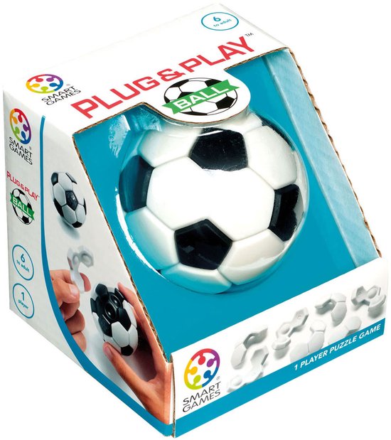 Foto: Smartgames plug play ball voetbal puzzel fidget toy en breinbreker