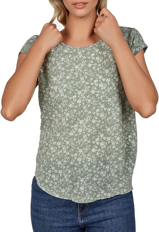 Only T-Shirt Femme ONLVIC bequem Multicolore 40