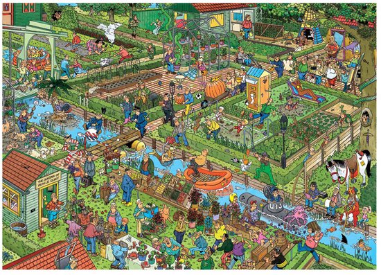 Jan van Haasteren – Volkstuintjes puzzel – 1000 stukjes