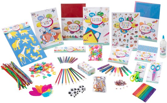 Kit de bricolage de Grafix | plus de 1000 articles | artisanat pour les filles et artisanat pour les garçons | Jouets créatifs