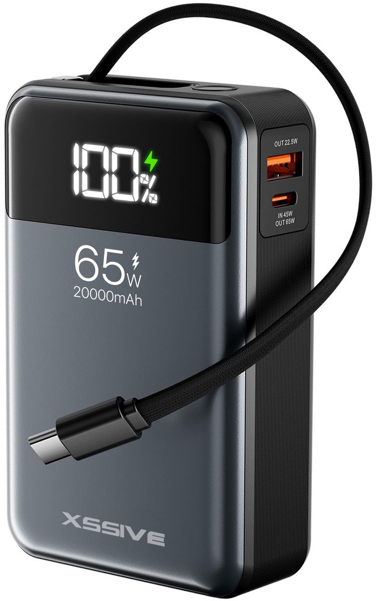 Powerbank 20000 mAh met Quick Charge 4.0 - Powerbank voor - Powerbank - €49,99