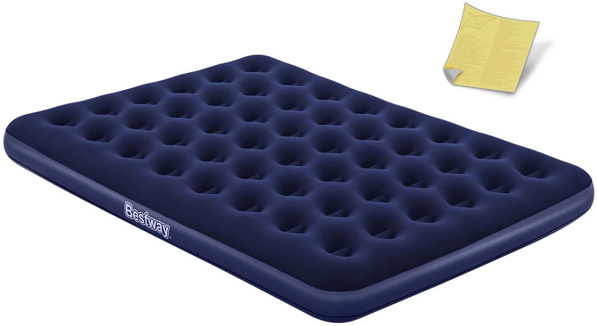 Pavillo Queen Luchtbed - 2-Persoons - Blauw - 203 x 152 x 22 cm