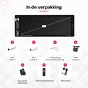 Inhoud van de verpakking: 6,9 inch autoradio, ISO kabels, stuurwielbediening, afstandsbediening, microfoon en AHD camera.