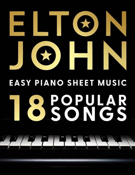 Elton John Easy Piano Sheet Music - cover