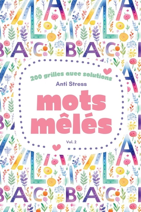 Mots Mêlés Anti-Stress Pour Adultes - cover