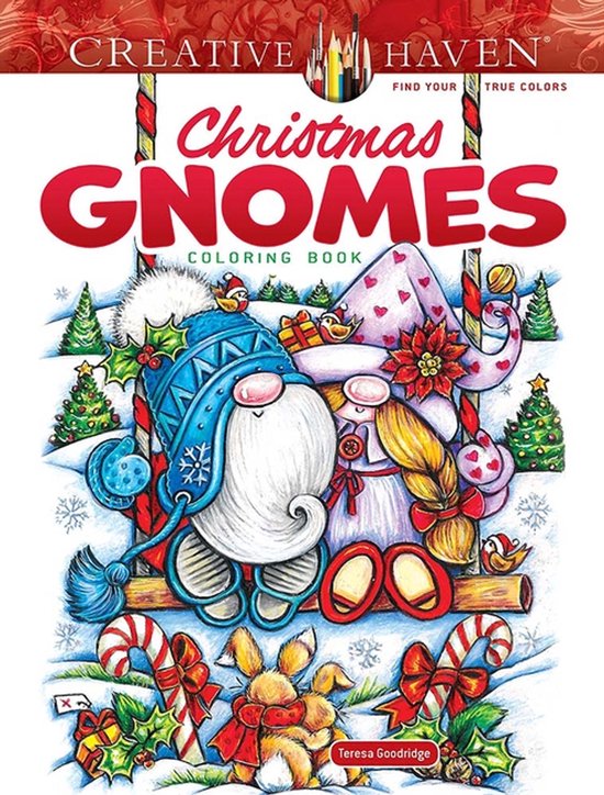 Creative Haven- Creative Haven Christmas Gnomes Coloring Book