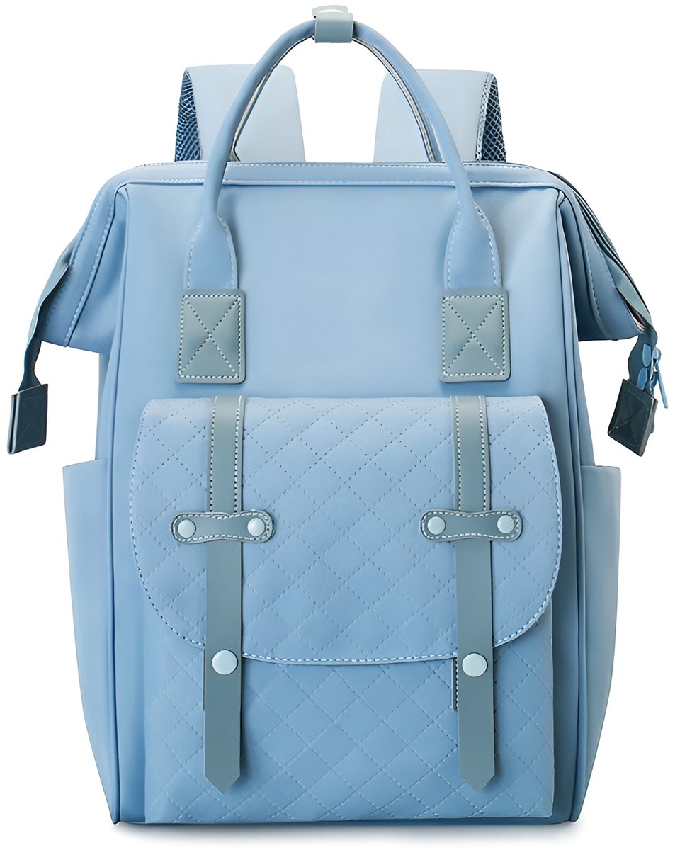 Image of 24Supply Luiertas Rugzak - Incl. Buggy / Kinderwagen Haken - Complete Set - Blauw