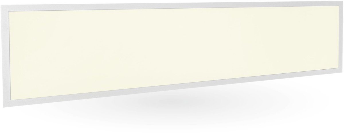 LEDVION LED Panel Dimbaar - 120x30 - 36W - 3000K - 4000L Incl. LED driver + Snelconnector Wit