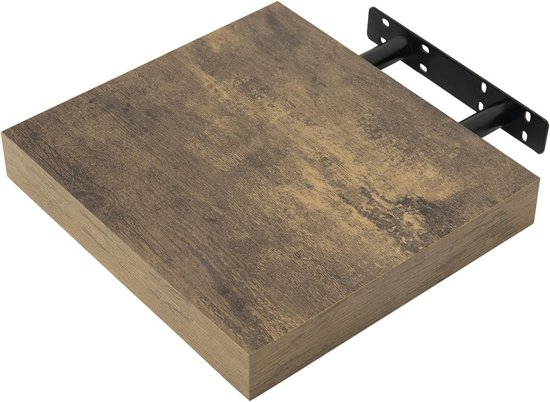 MILUKA Wandrek zwart 70 cm lang | rek voor schilderijen, fotolijsten, boeken | metalen wandrekken | metalen wandrek woonkamer, slaapkamer, hal, keuken, kantoor (1, zwart