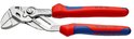 Knipex tang met rood-blauwe handvatten, 180mm.
