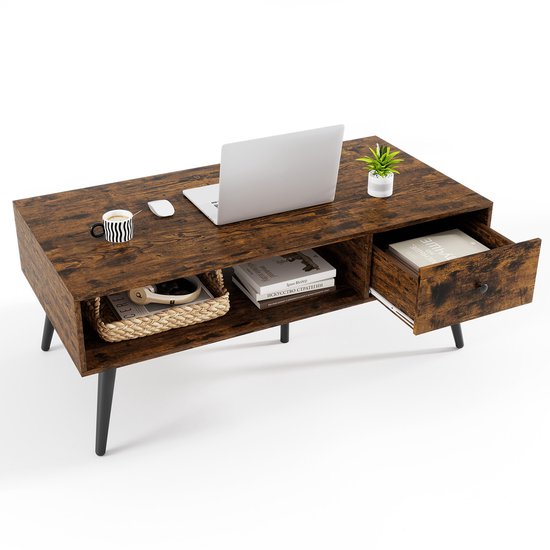 VASAGLE salontafel met open vak | SONGMICS THUIS