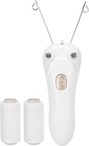 Bol.com Facial Hair Removal Machine Household Body Hair Removal Device: (Gold) - Electric Threading Epilator USB Charging aanbieding