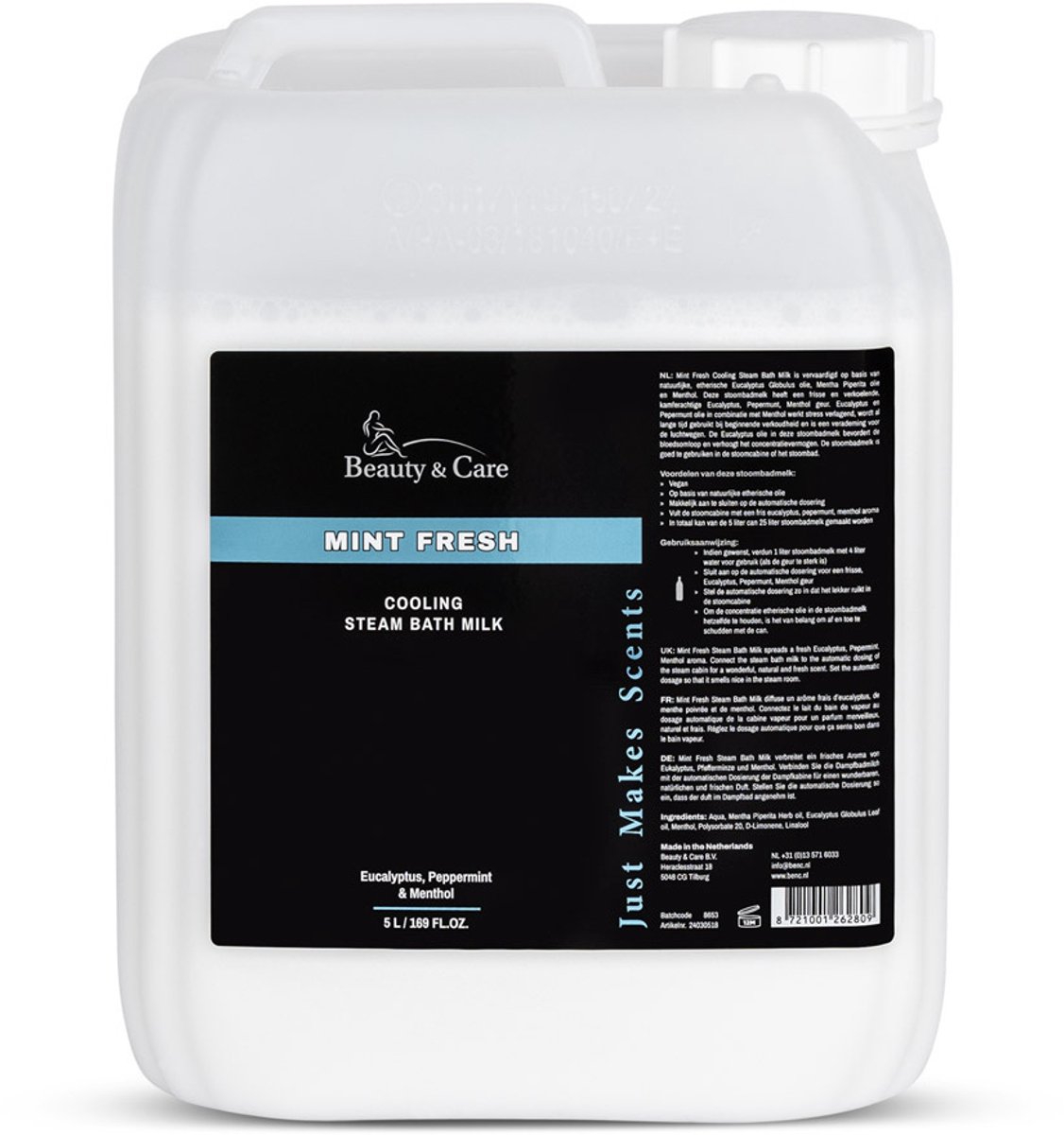 Goedkoopste Beauty & Care - Munt Fris stoombadmelk - 5 L. new