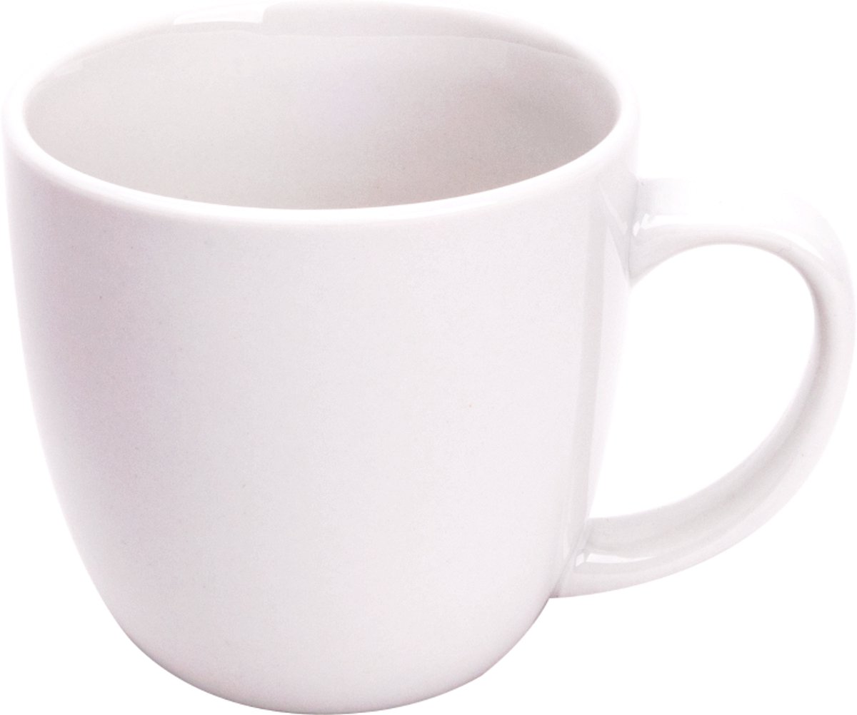 Mammoet - Some Like It Hot - Beker - Mok - 6 stuks - 29 cl - Wit - Porselein